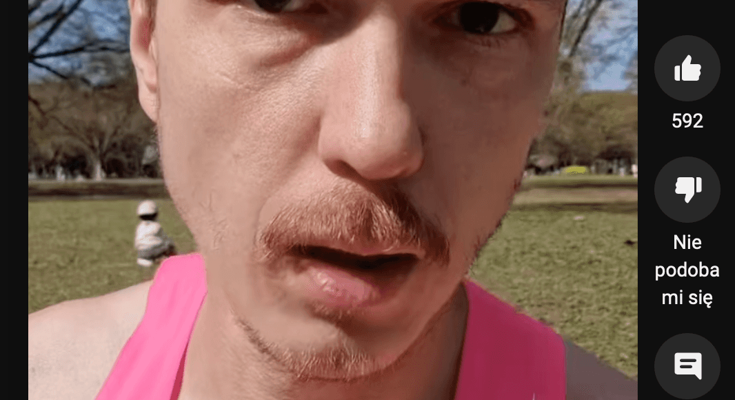 Krzysztof Gonciarz (screen Youtube)