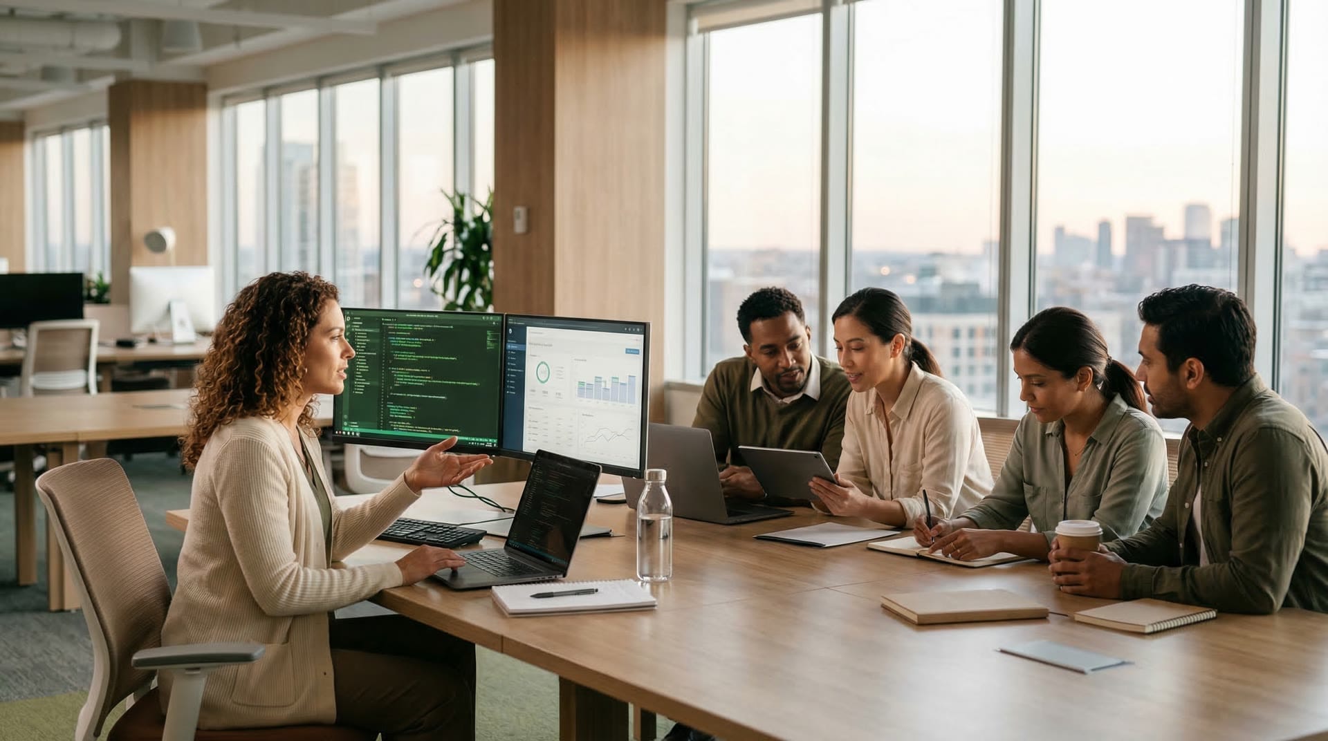 Współpraca biznesowa przy implementacji technologii