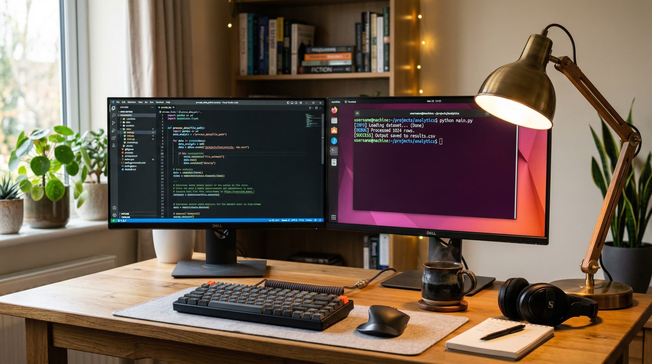 Bezpieczeństwo aplikacji AI — kod na ekranie