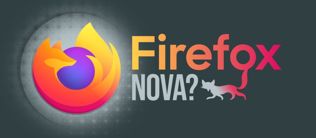 Firefox Nova redesign mockups showing rounded tabs and floating island UI