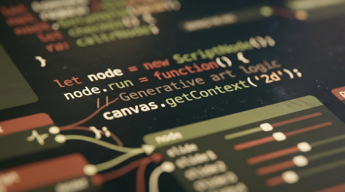 Pencil.dev Code on Canvas — interfejs Script node JS