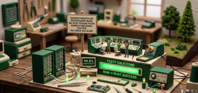 99,8% testów Buna przechodzi po przepisaniu na Rust
