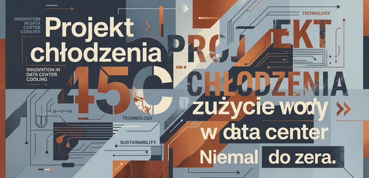 Projekt chłodzenia 45°C niemal eliminuje zużycie wody w data center