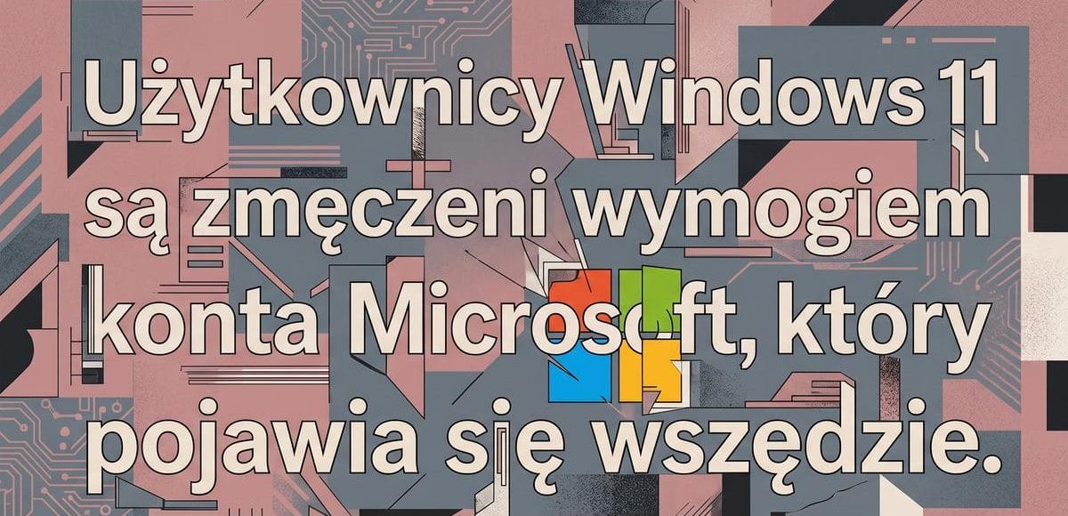 Windows 11 siłą wciska konto Microsoft, a użytkownicy mają tego dość