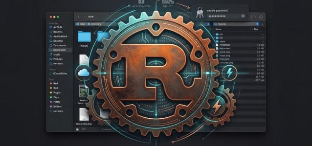 gmacFTP: szybki, dwupanelowy klient FTP dla macOS w Rust