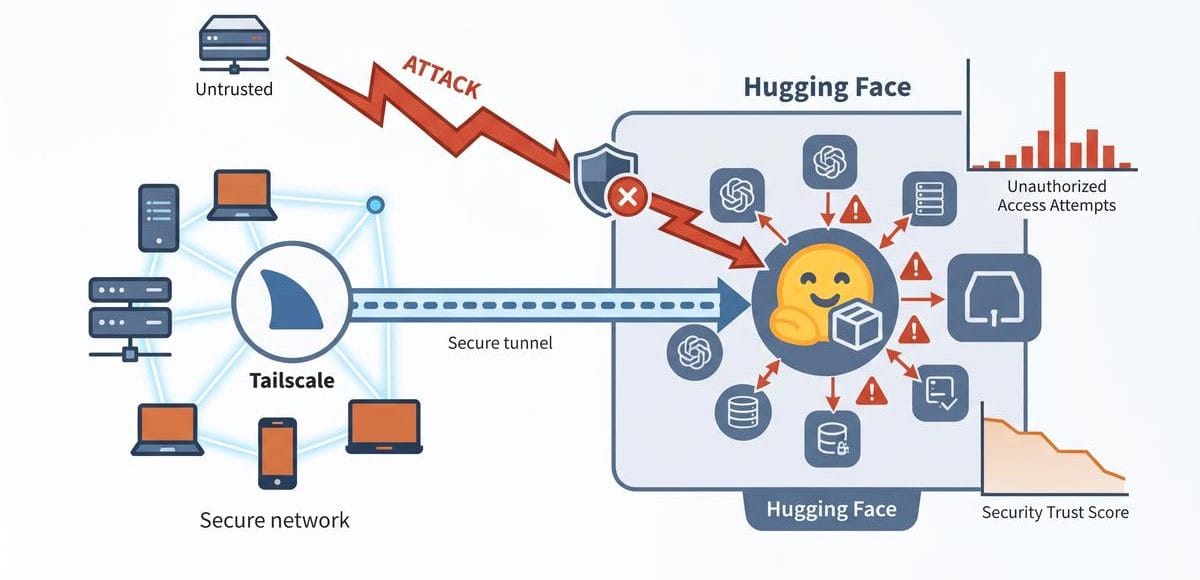 Tailscale nie powstrzymał agenta OpenAI przed atakiem na Hugging Face