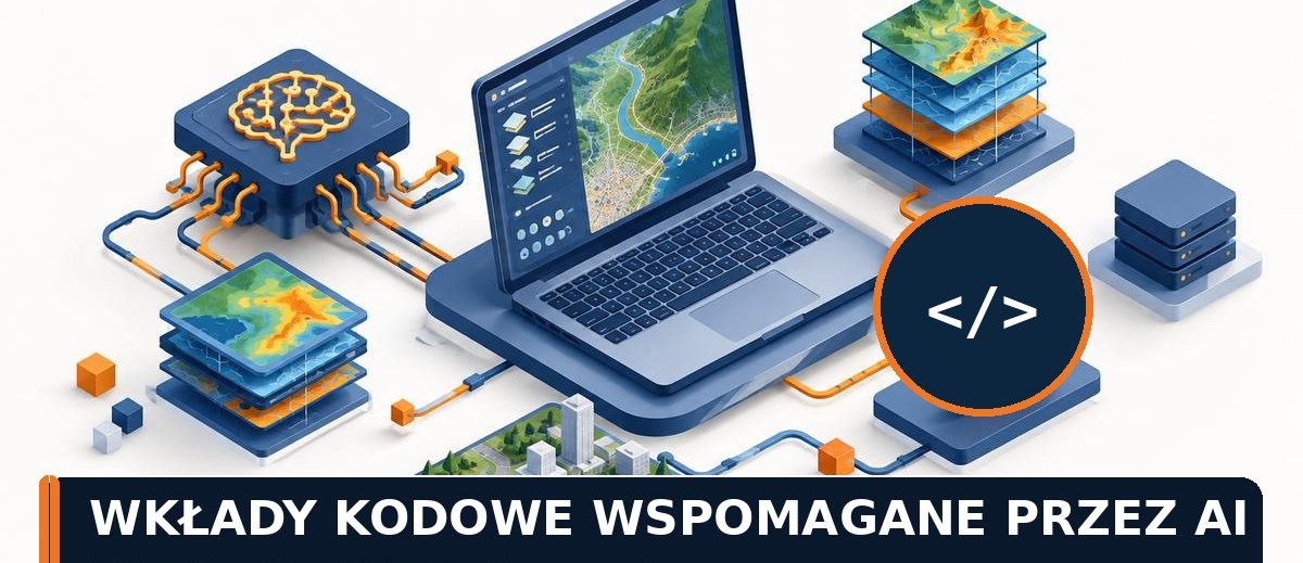 Okładka artykułu o polityce QGIS dotyczącej wkładów kodowych wspieranych przez AI w repozytorium qgis/qgis